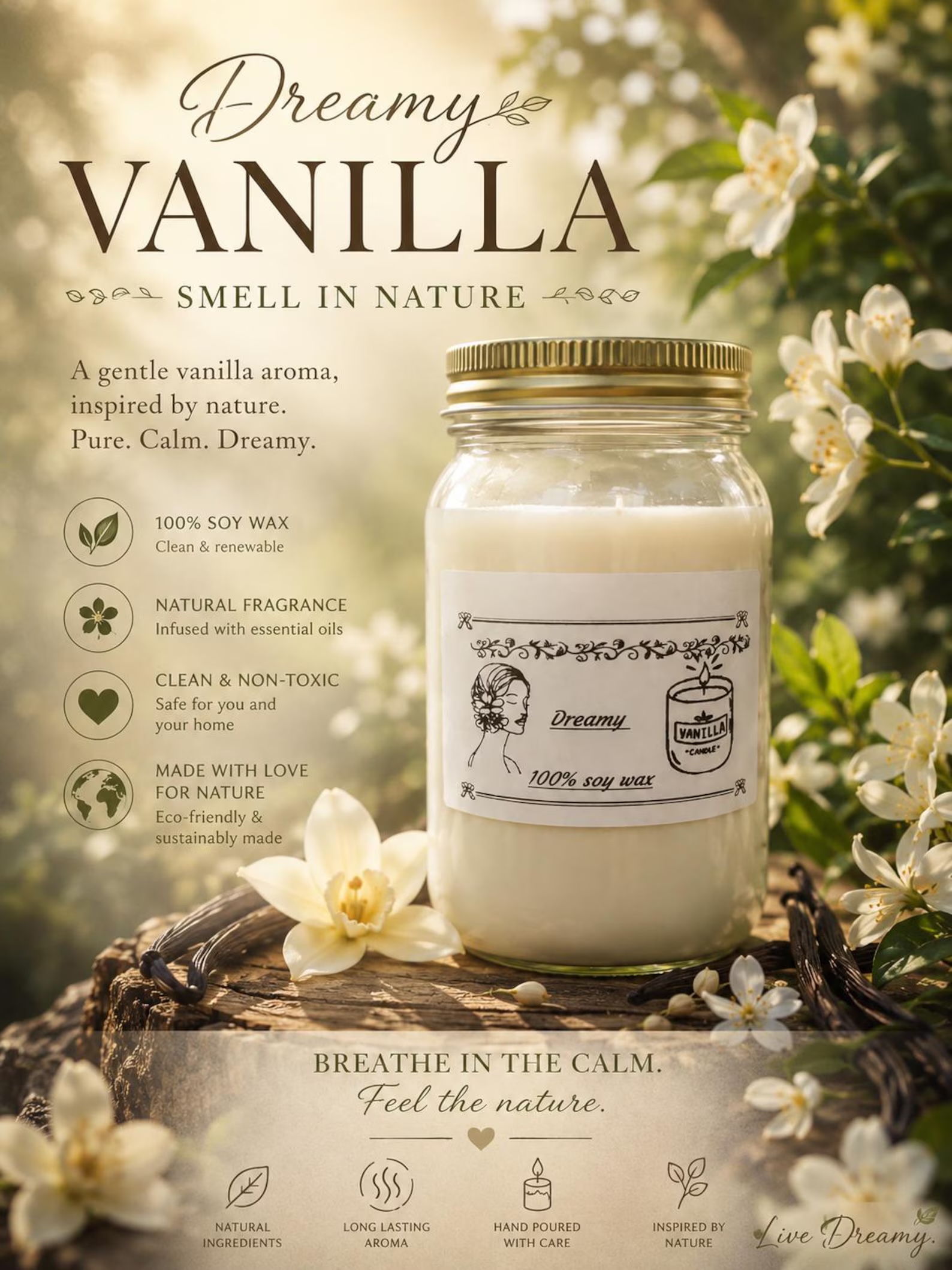 Vanilla Oasis candle